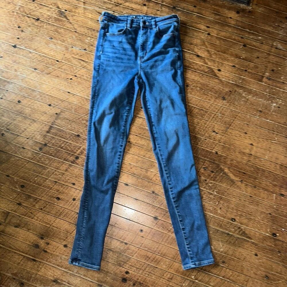 American Eagle highest rise jeggings normcore 6 long jeans